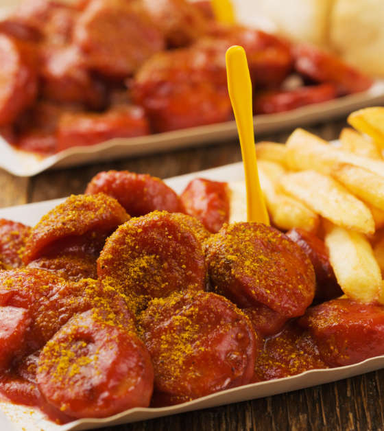 Leckere Currywurst